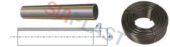HDPE gas pipe specifications